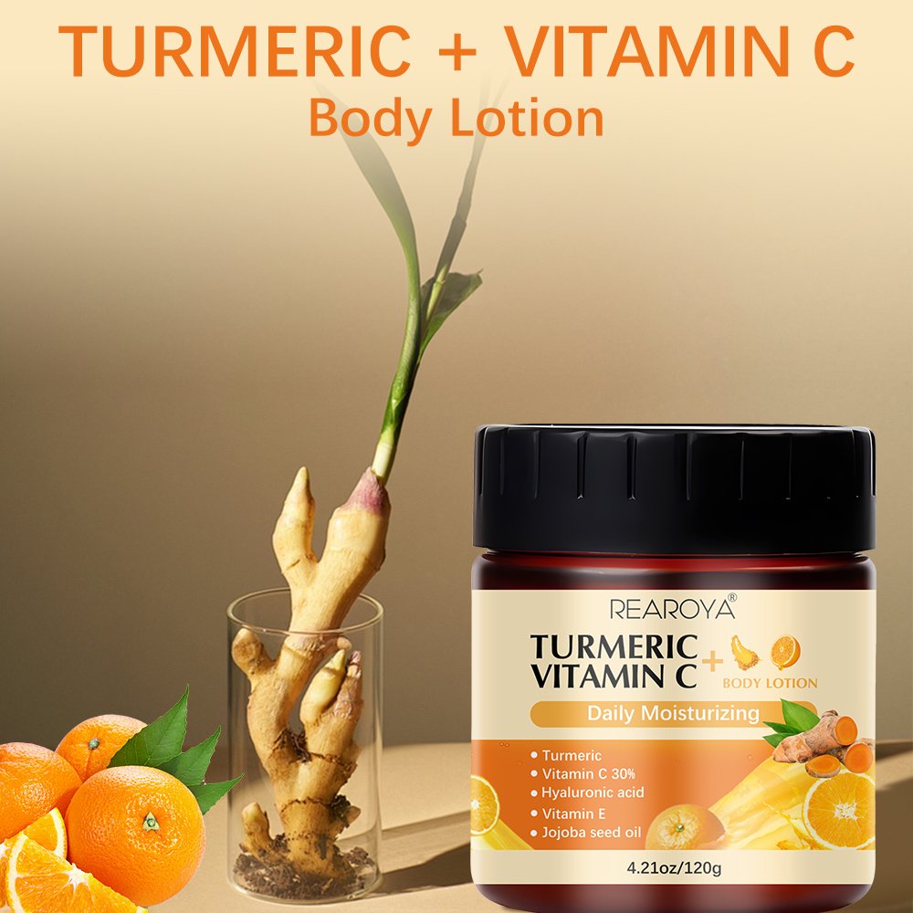 Body Lotions Custom Fragrance-free Brightening Moisturizing and Milk Turmeric Vitamin C Whitening Body Lotion