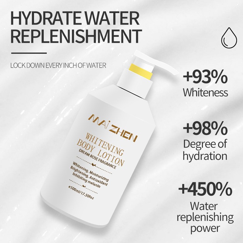NEW AHA Whitening Body Lotion Contains Vitamin C and Niacinamide Hydrating Antioxidant Skin Care Lightening Body Lotion OEM