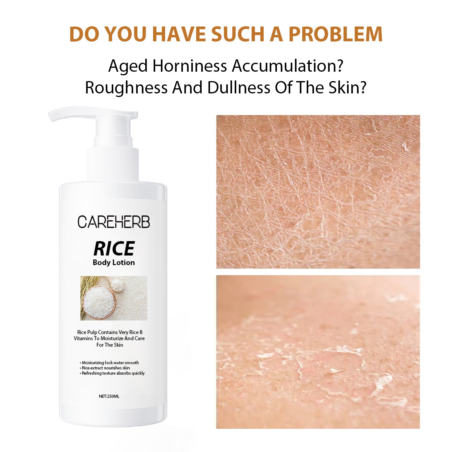 Halal Cosmetic Korean Skin Care Cream Whitening Soothing Brightening Moisturising Rice Hand and Body lotion Lotion
