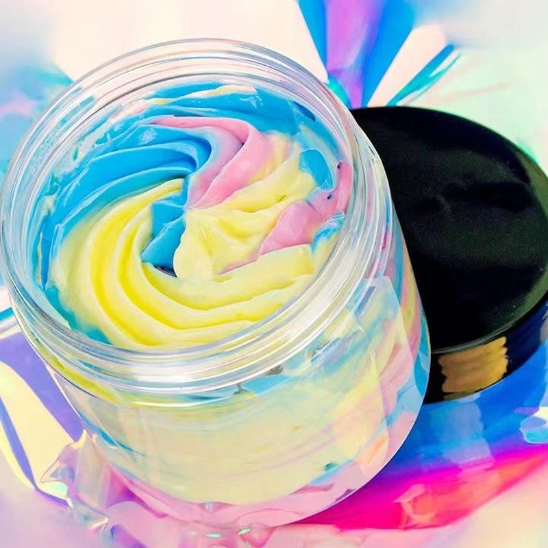 Ice Cream Four Color Body Butter Essential Oil Emollient Cream Body Lotion Tender Skin Stretch Moisturizing Body Cream
