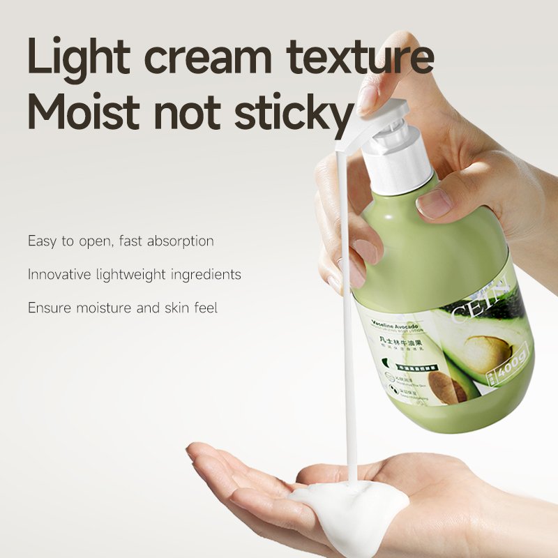 Wholesale Premium Squalane Avocado Avocado Body Lotion Cream Custom Logo Private Label Anti Aging Moisturizing Body Care Lotion
