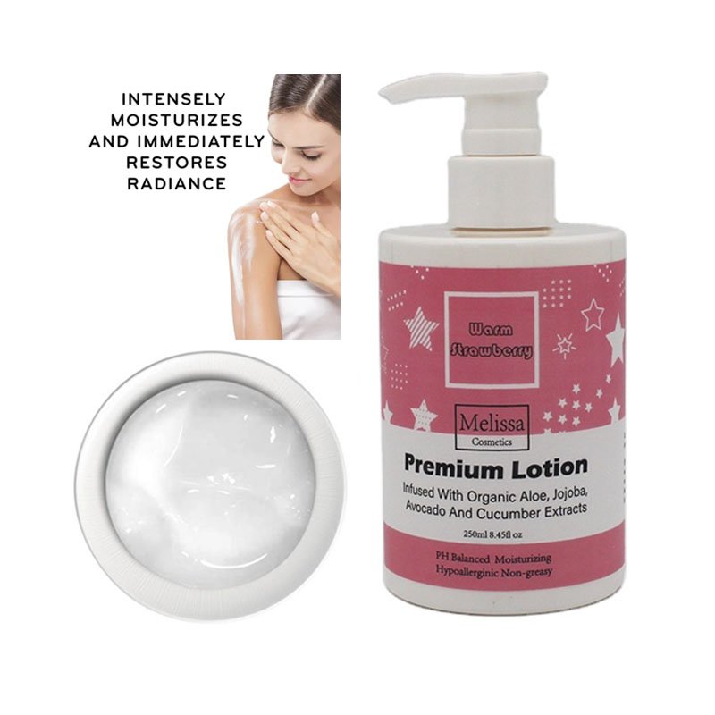 BL02E Melissa Deep Conditioning Moisturizer Hydration for Dry to Very Dry Skin More Radiant brightening body lotion