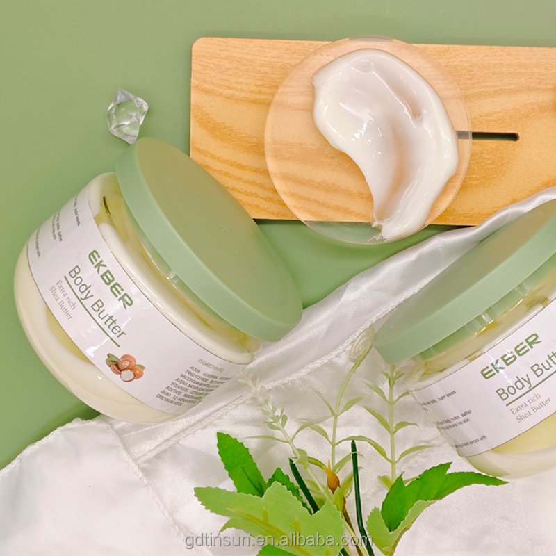 OEMODM Wholesale Natural Dry Skin Deep Nourishing Lightening Body cream Shea butter Moisturizing Body Lotion Butter