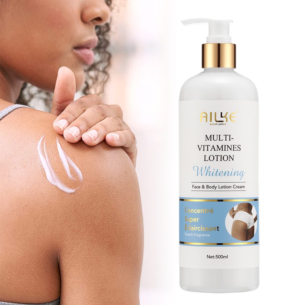 Private Label Vegan Natural Organic Moisturizer Brightening Niacinamide Skin Whitening Body Lotion