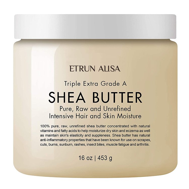 ETRUN ALISA OEM Natural Organic Unrefined Raw African Bulk Shea Butter Lotion Cream Private Label