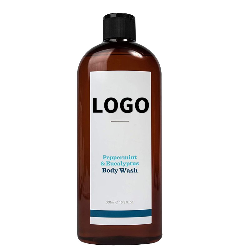 Private Label Body Wash Paraben Free Moisturizing Organic Refreshing and Peppermint Eucalyptus Body Wash and Lotion