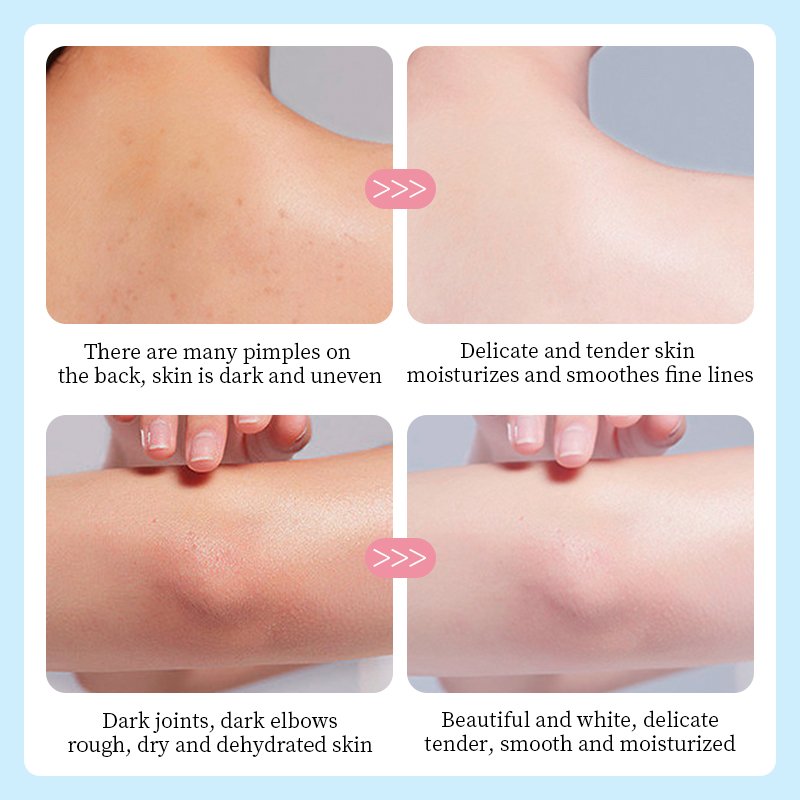 OEM private label rose avocado whitening brightening hipped shea butter body lotion