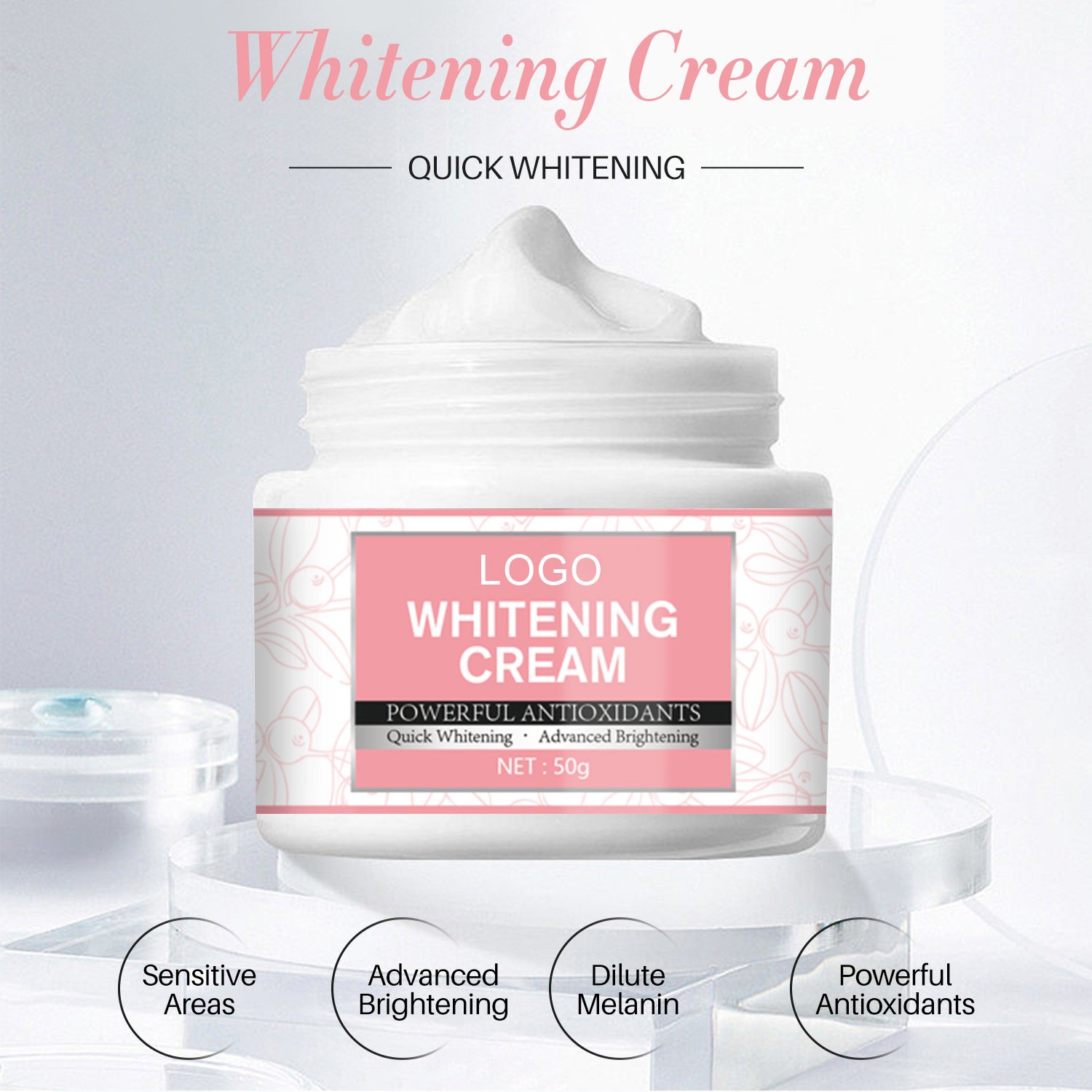 Beauty Products Skin Care Powerful Antioxidants Brightening Moisturizing Firming Whitening Cream