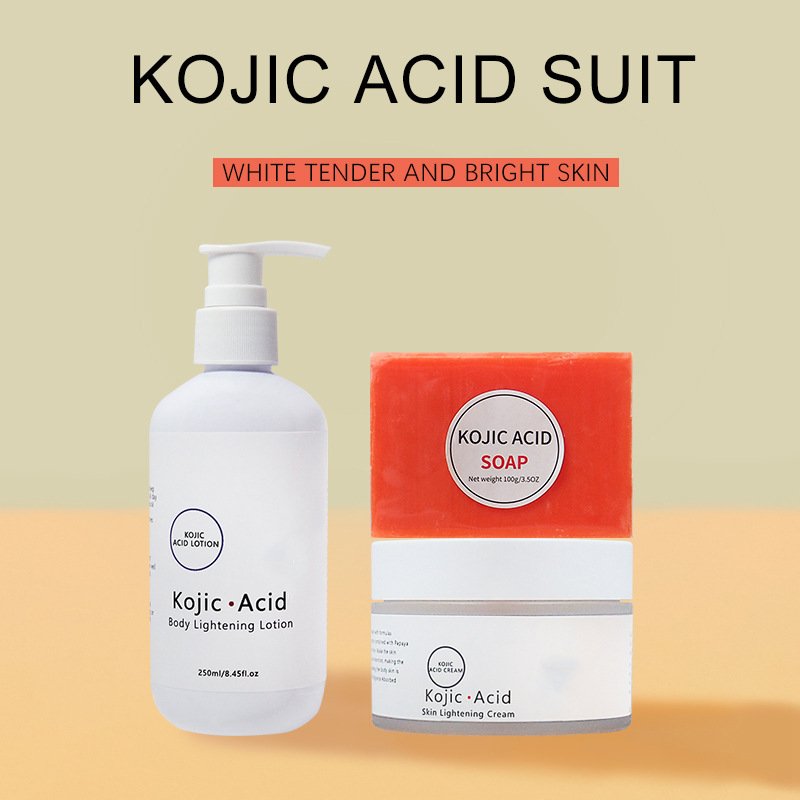 Private Label Kojic Acid Whitening Brightening Body Lotion Cream Skin Shine Whitening Moisture Body Lotion Cream