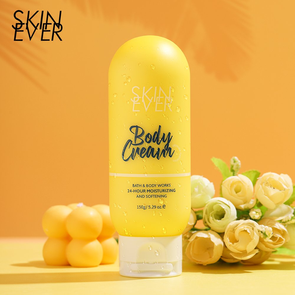 SKINEVER Body Lotion Cream Whitening Milk Glycerin Collagen Adults Skin Care Butter Lightening Cream Coconut Oil Free OEM Supply