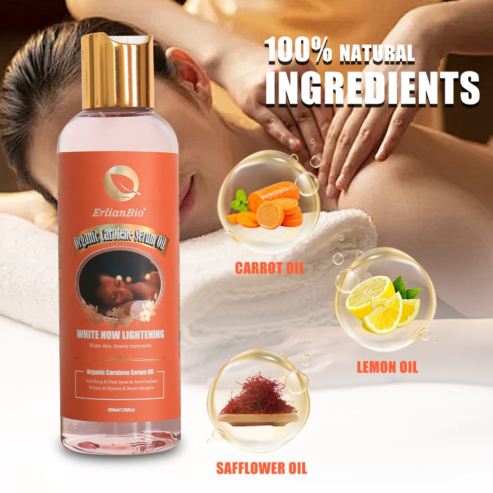 Hot selling skin care set Carotene yellow brightening beauty whitening body lotion whitening essence skin care set