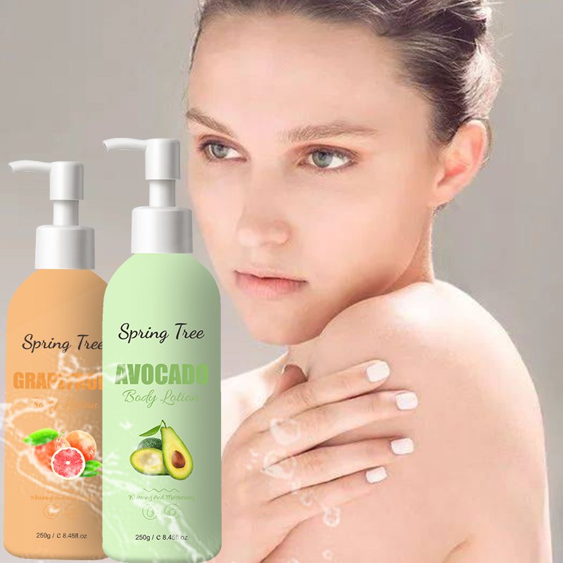 Moisturizing body lotion with four optional fragrances glow perfumes and lightening whitening body lotion