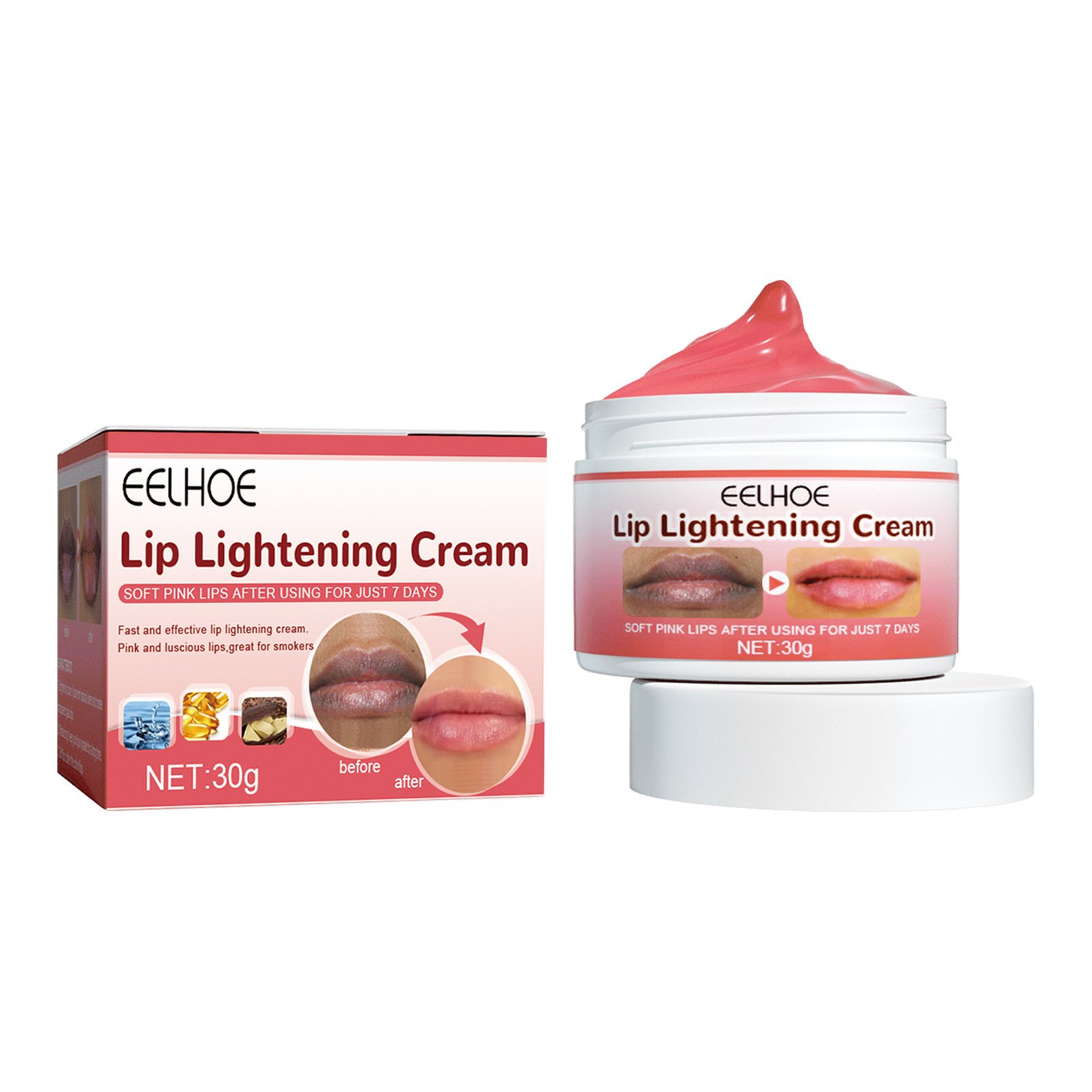 Moisturizing and Brightening Lip Balm Moisturizes and hydrates lips, prevents dryness and flaking, and reduces lip lines