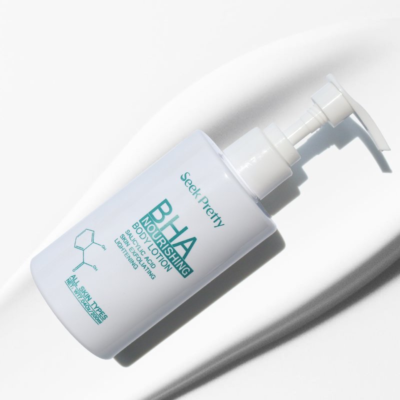 Custom Private Label Best Body Whitening Lotion Salicylic Acid Skin Exfoliating AHA BHA Peel Whitening Glow Body Lotion