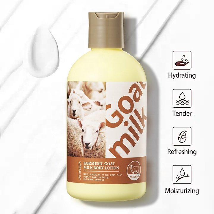 OEM private label KORMESIC Goat Milk Body lotion