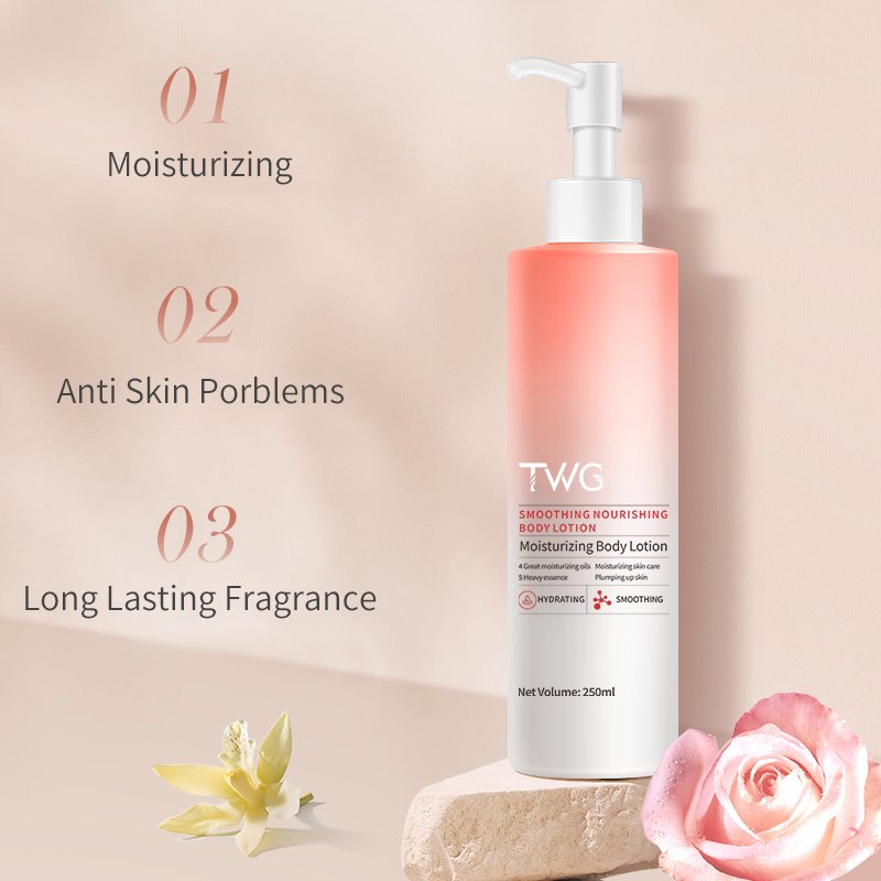 TWG Floral Fragrance Body Lotion and Cream for Dry Skin Body Care Whitening Nicotinamide Body Lotion