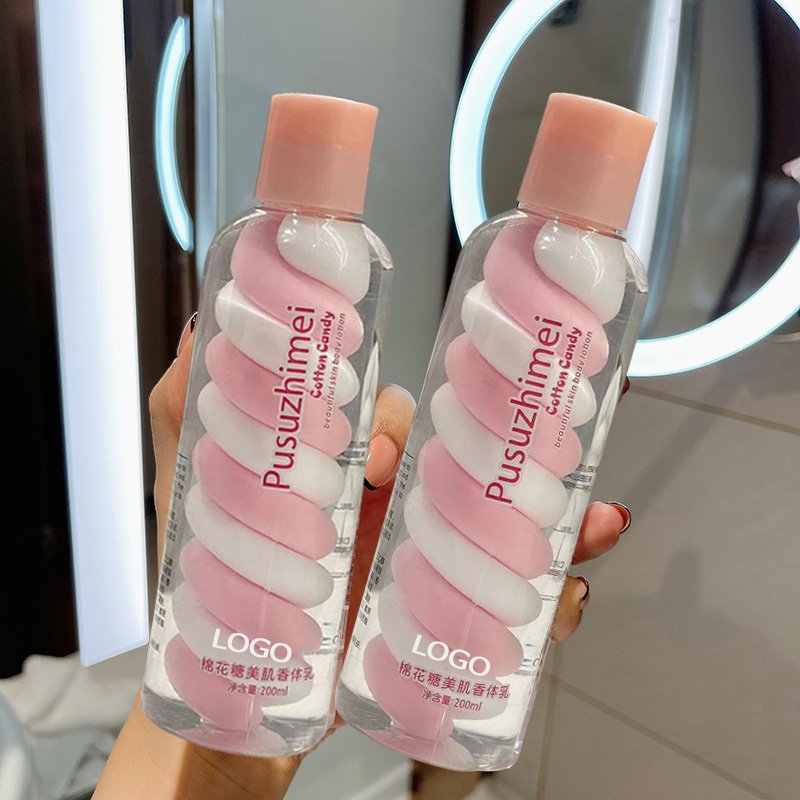 Hot Sale Wholesale Custom Nicotinamide Cotton Candy moisturize Body Milk Whitening Skin Care Body Lotion