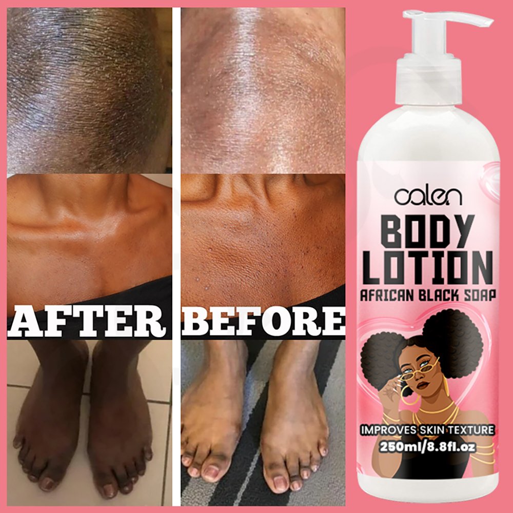 Luxfume 250Ml OEM Moisturizing Improves Skin Texture Body Lotion African Black Soap