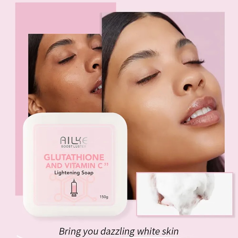 5 in 1 Double-Glutathione Vitamin C Body Lotion Whitening Body Cream Firming Body Oil Lightening Soap Skincare Kit