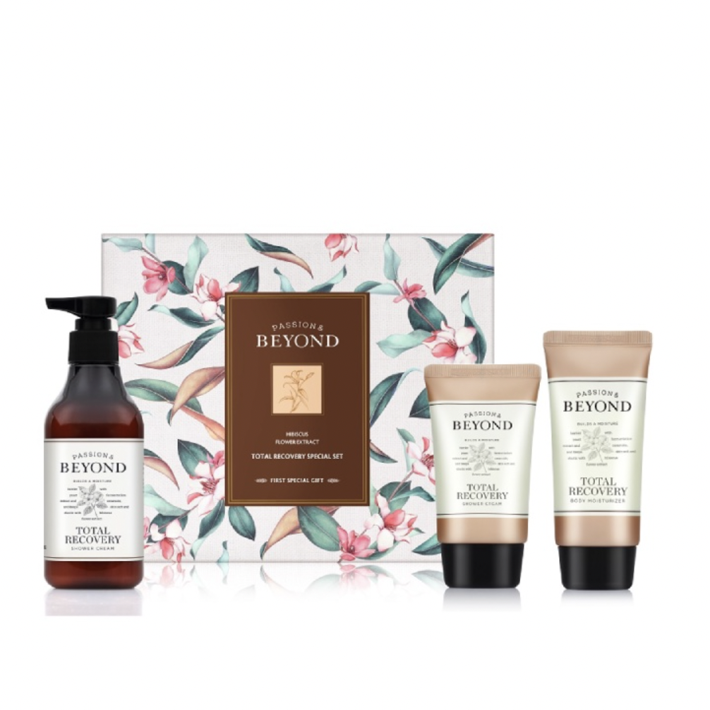THEFACESHOP beyond Total Recovery Body Care Gift Set 200ml Whitening Lotion and Perfume Nourishing and Lightening Oem