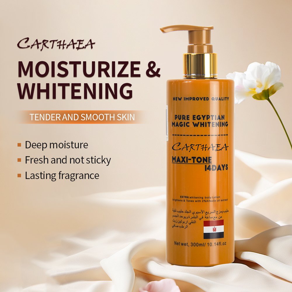 Wholesale Custom Factory Body Hand Care Product Gold Brightening Smell Good Nourish Whitening Vitamin C Lightening Body Lotion