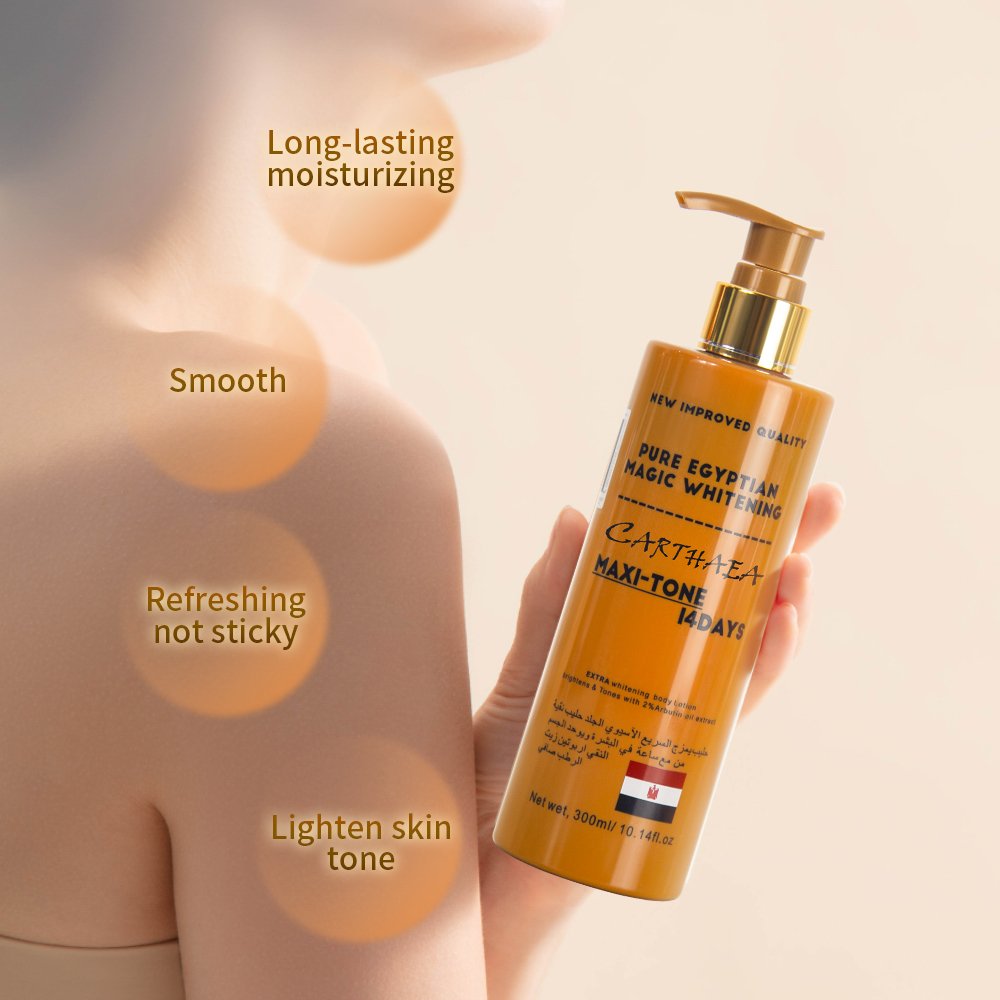Wholesale Custom Factory Body Hand Care Product Gold Brightening Smell Good Nourish Whitening Vitamin C Lightening Body Lotion