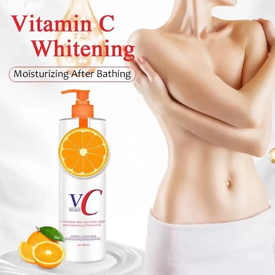 OEM Body Lotion Korea Skin Care Natural Organic Vitamin C Treatment Moisture Whitening Body Lotions For Women