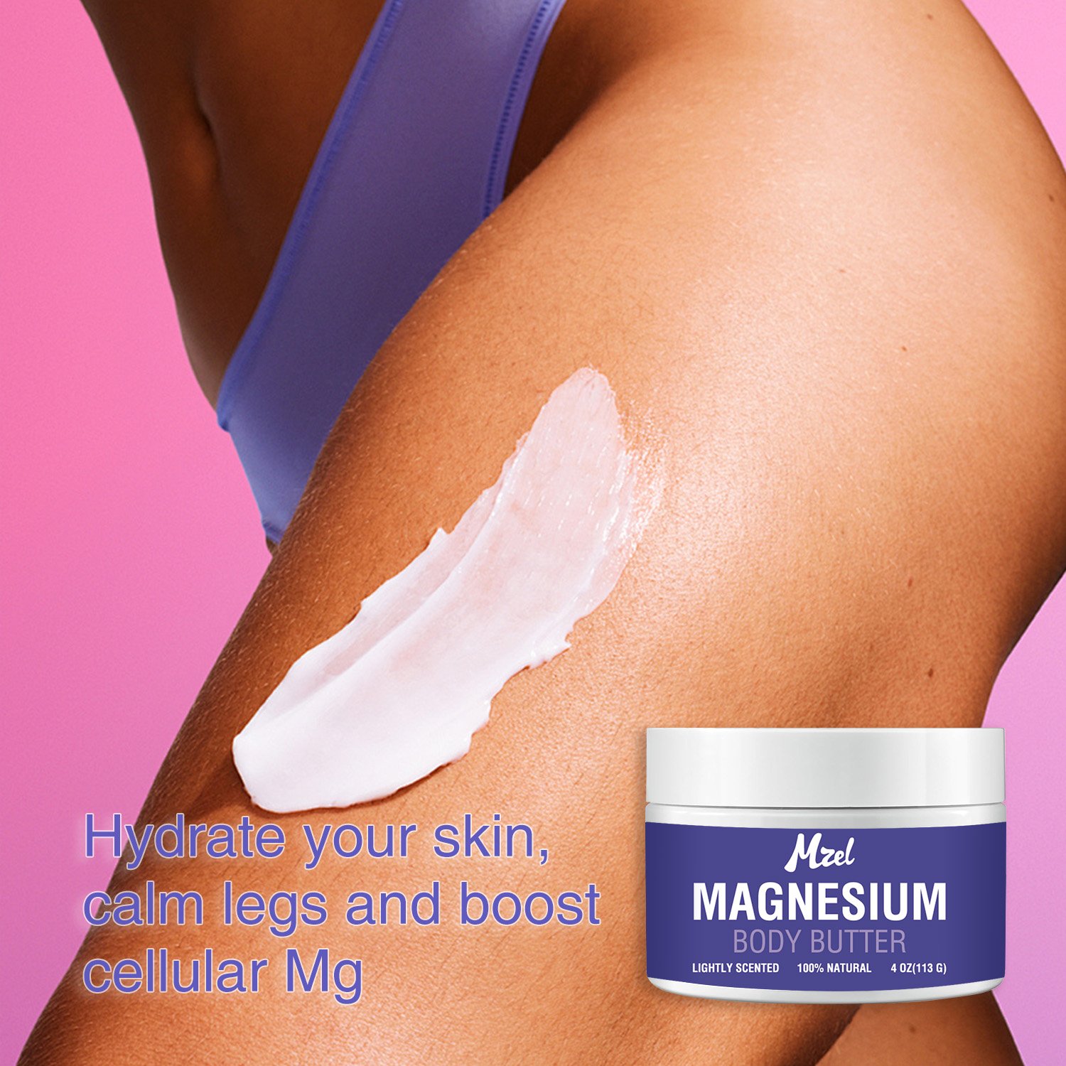 Private Label Natural Magnesium Cream Body Butter Lotion with Magnesium Oil for Sleep
