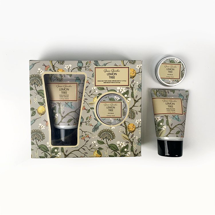 High Quality Custom Bath Gift Set Private Label Moisturizing Function Organic Hand Cream and Balm