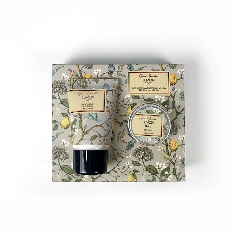 High Quality Custom Bath Gift Set Private Label Moisturizing Function Organic Hand Cream and Balm