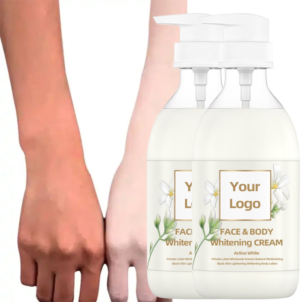 Private Label Strong Instant Whitening Cream for Dark Spots Dark Knees Knuckles Elbows Armpit Whitening body lotion for adults