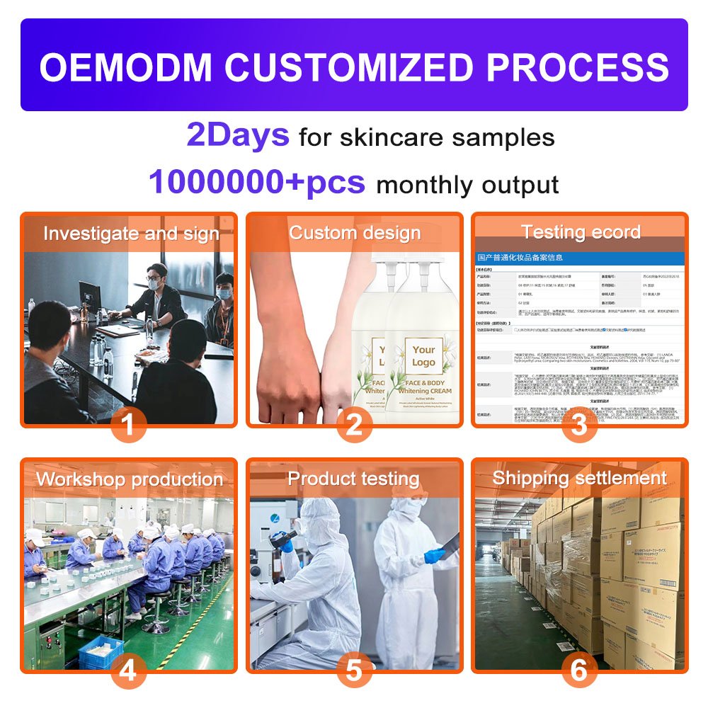 Private Label Strong Instant Whitening Cream for Dark Spots Dark Knees Knuckles Elbows Armpit Whitening body lotion for adults