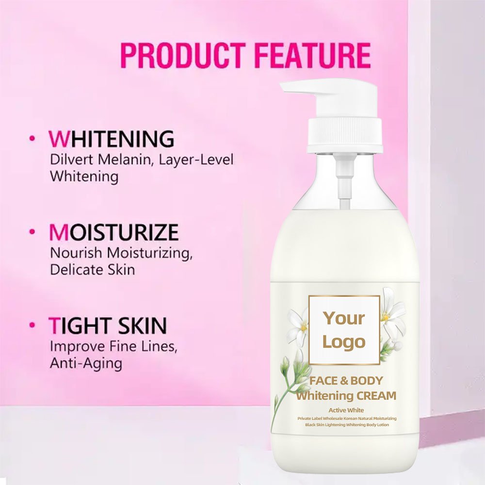 Private Label Strong Instant Whitening Cream for Dark Spots Dark Knees Knuckles Elbows Armpit Whitening body lotion for adults