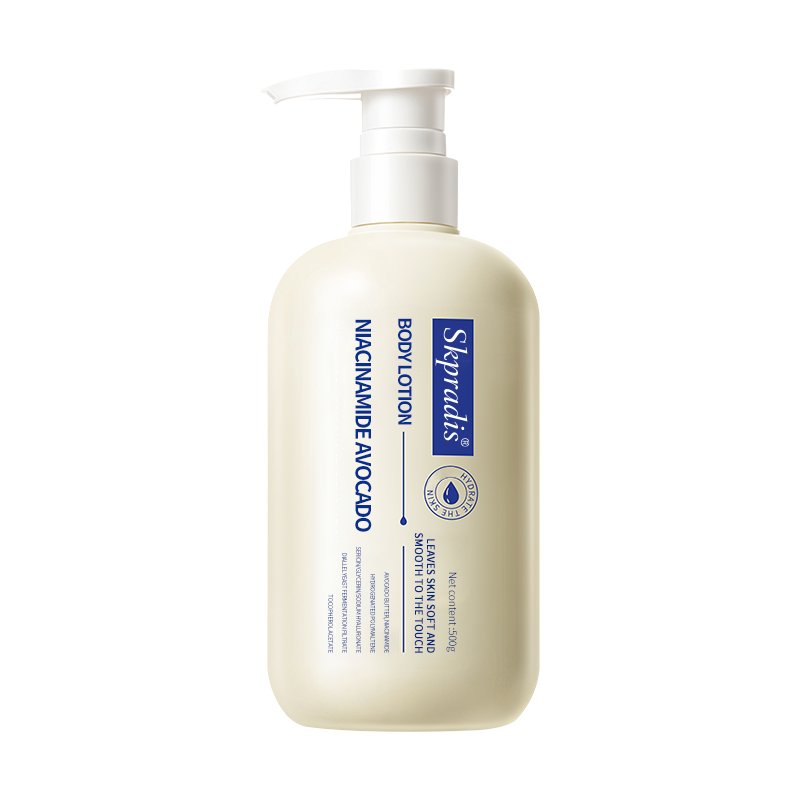 Niacinamide Avocado Body Lotion 500ml Whitening Moisturizing Organic Nourishing Skin Daily Body Care Lotion Private Label