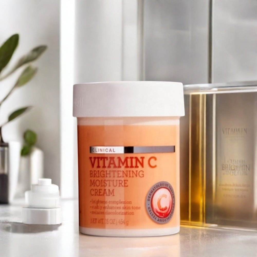 Vitamin C Brightening Moisture Cream with Aloe Vera and Cactus Helps Improve Skin Tone Overall Texture Whitening Body Lotion