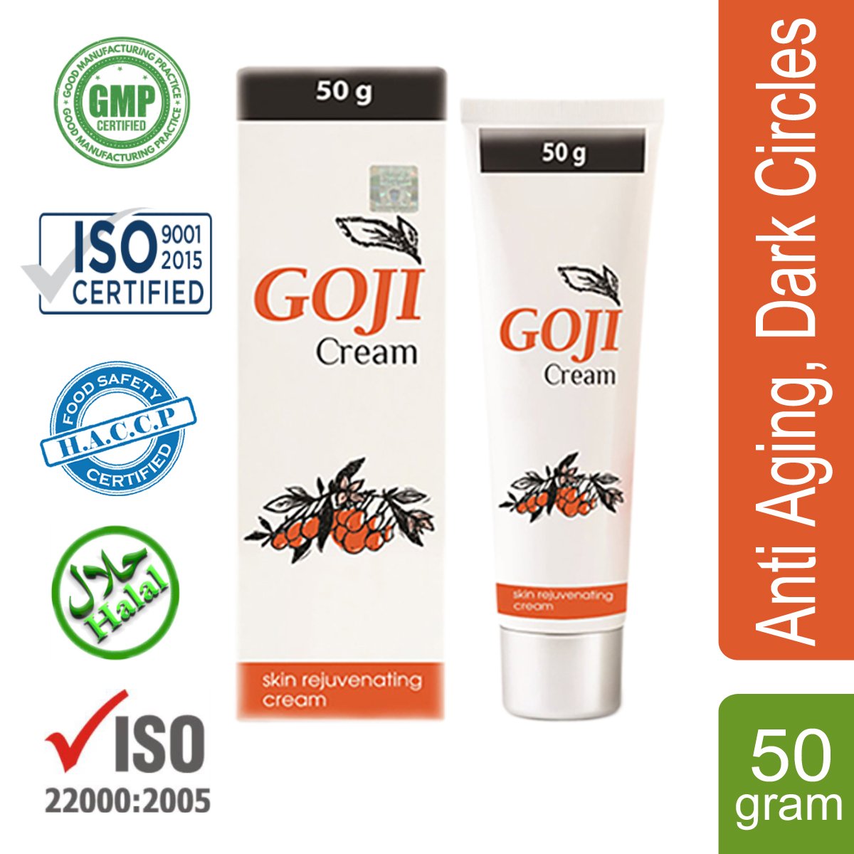 Hot selling Goji Herbal Anti Wrinkle Cream Skin Rejuvenating skin care herbal products lotion