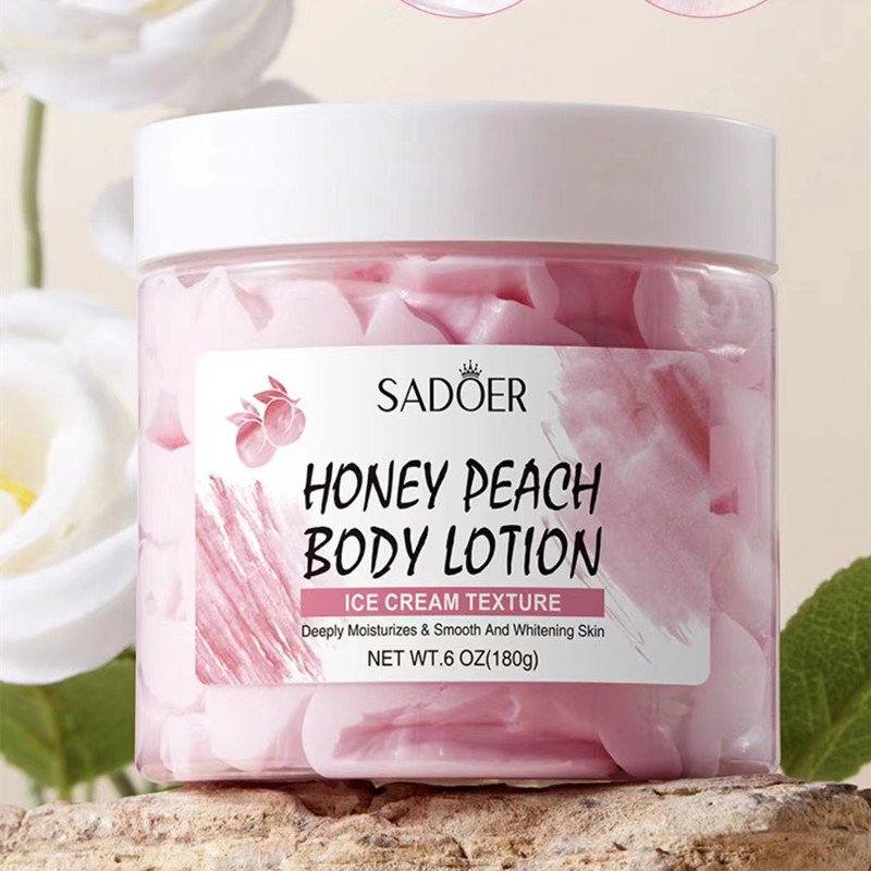 Body Lotion Private Brand OEM Honey Peach milk body lotion moisturizing body lotion for women whitening