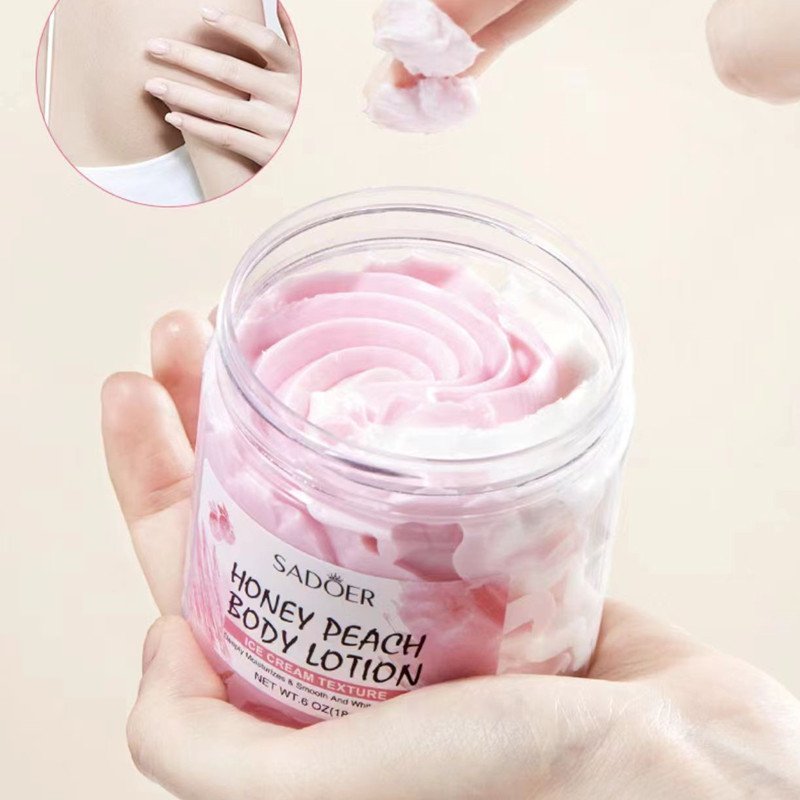 Body Lotion Private Brand OEM Honey Peach milk body lotion moisturizing body lotion for women whitening