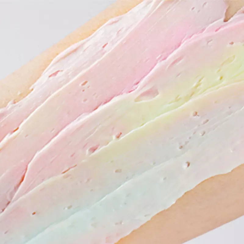 BIOSLLE Wholesale Custom Logo Vegan Organic Moisturizing Colorful Rainbow Whipped Shea Butter Moisture Body Butter