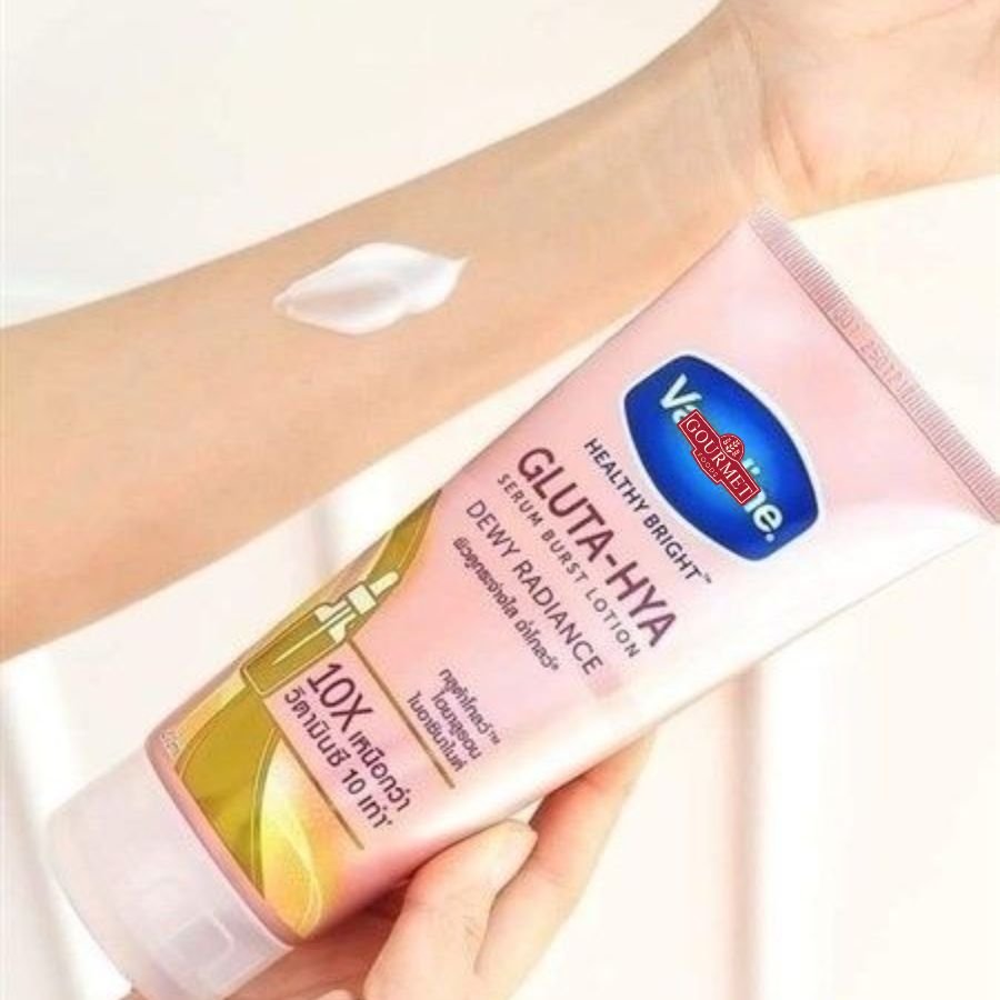 Healthy Bright Gluta HYA Serum 10X Concentrated 330ml Bottle Veseline Body Lotion