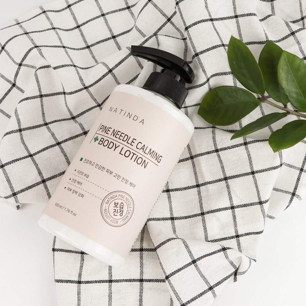 NATINDA PineNeedle Calming Body Lotion Soothing and Relaxing Lotion for Body Care Moisturizing Mild Lotion