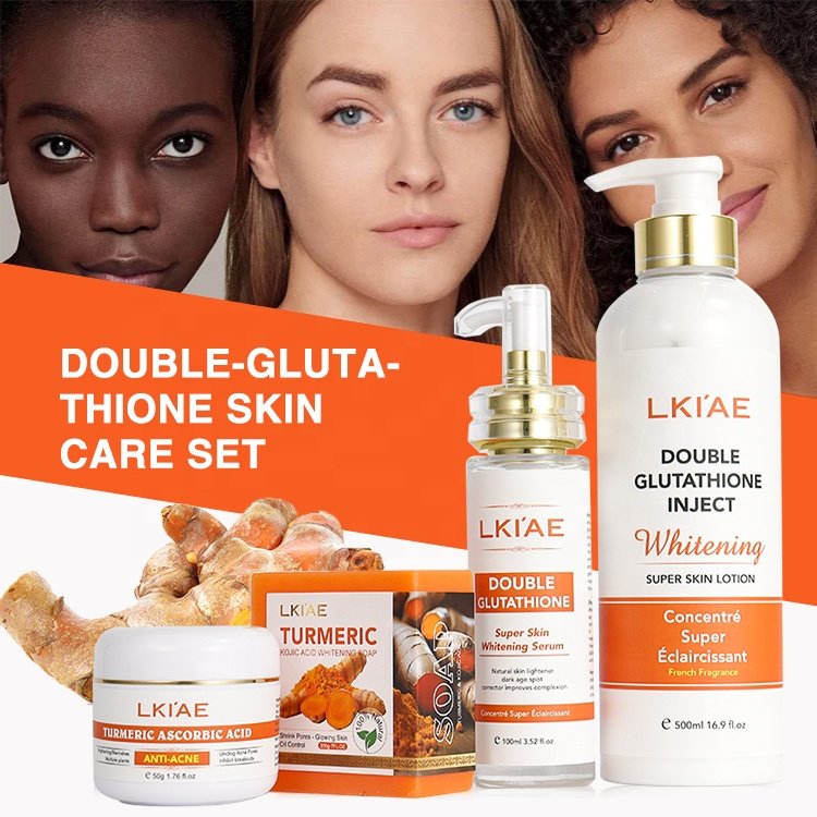 Natural Cosmetic Product Black Women Rejuvenating Whitening Skin Care Set Custom Logo Body Facial Kit