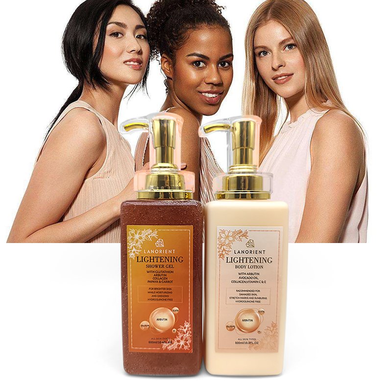 Private Label Organic White Lotion Remove Spots Cream Moisturizing Milk Whitening Body Lotion Lightening Skin Tone
