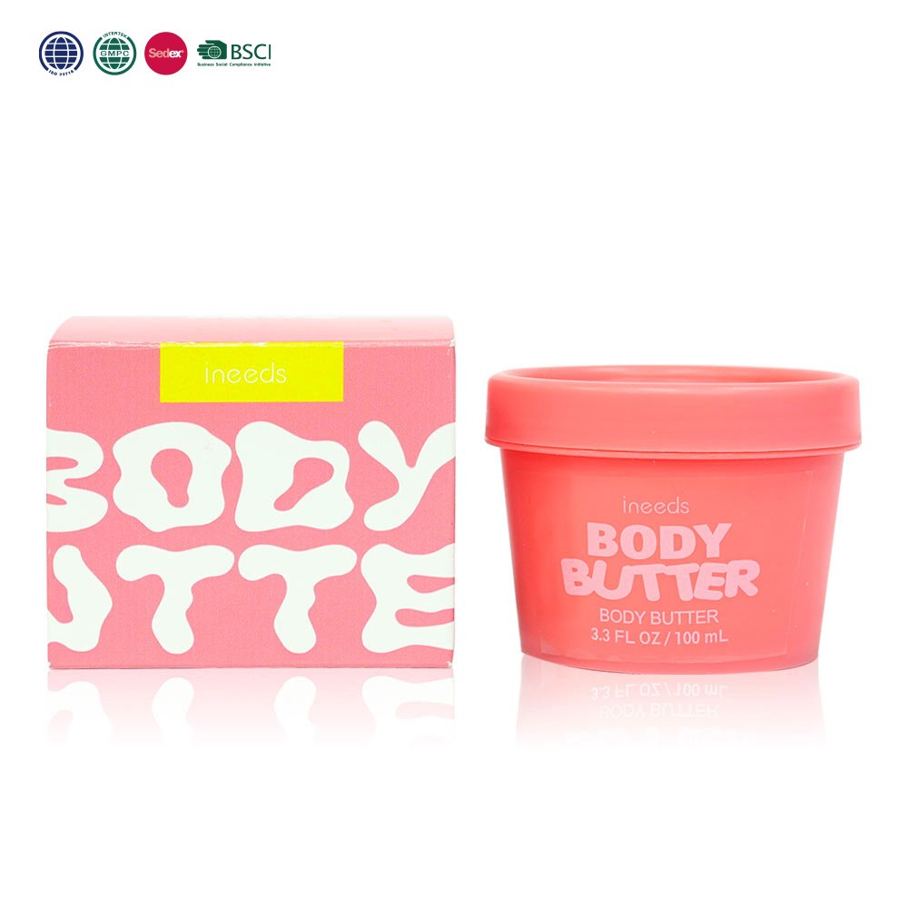 Private label 100ml Fragrance Scented Moisturizing Body Butter in Box Packaging for Daily Use