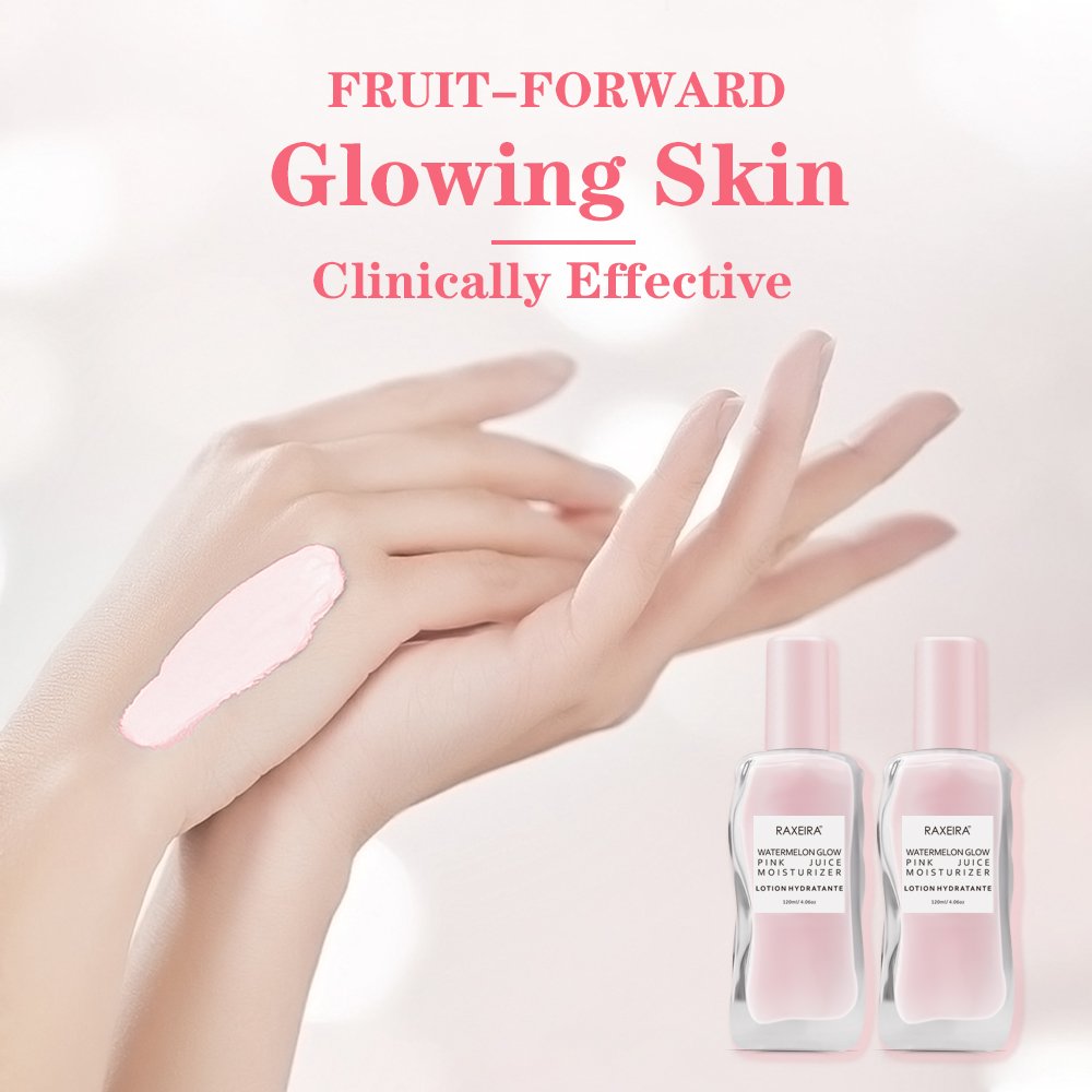 OEM ODM Whitening Lotion Pink Juice Moisturizing Face Cream Body Lotions For Women Watermelon Glow Moisturizer Lotion