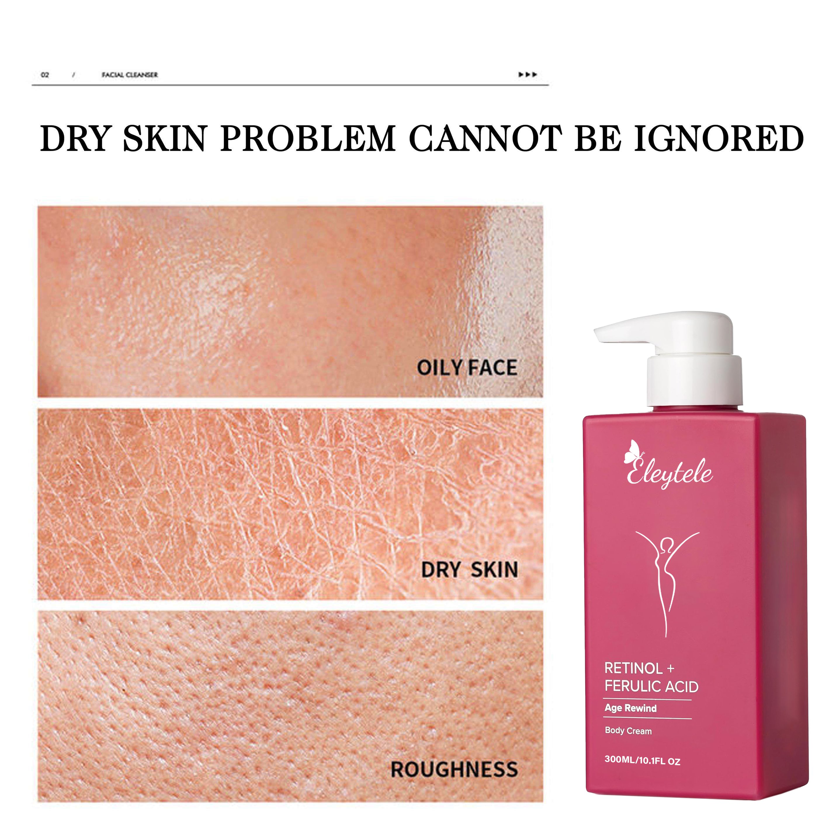 OEM Custom Natural Organic Vitamin E Moisturizing Whitening Retinol Body Lotion Whitening Firming Body Lotion For Dark Skin