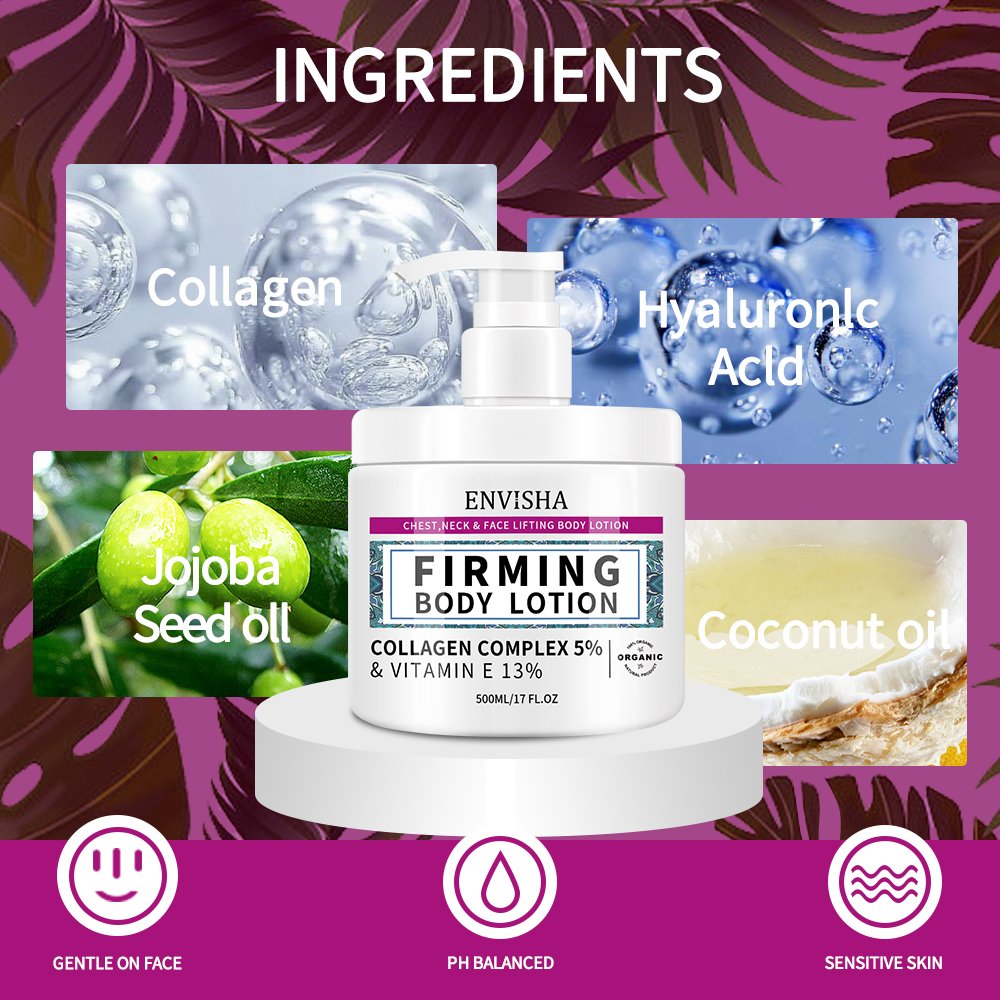 Hot Selling Body Care Natural Improves Wrinkles Firming Nourishing Facial And Body Lotion