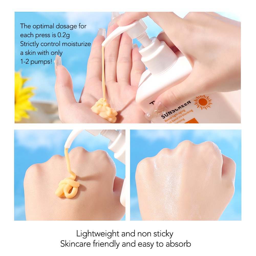 TWG Private Label Body Lotion and Cream Sun Block Cream Ordinary Skincare SPF35+ Sunblock PA+++ Sun Screen Body Lotion