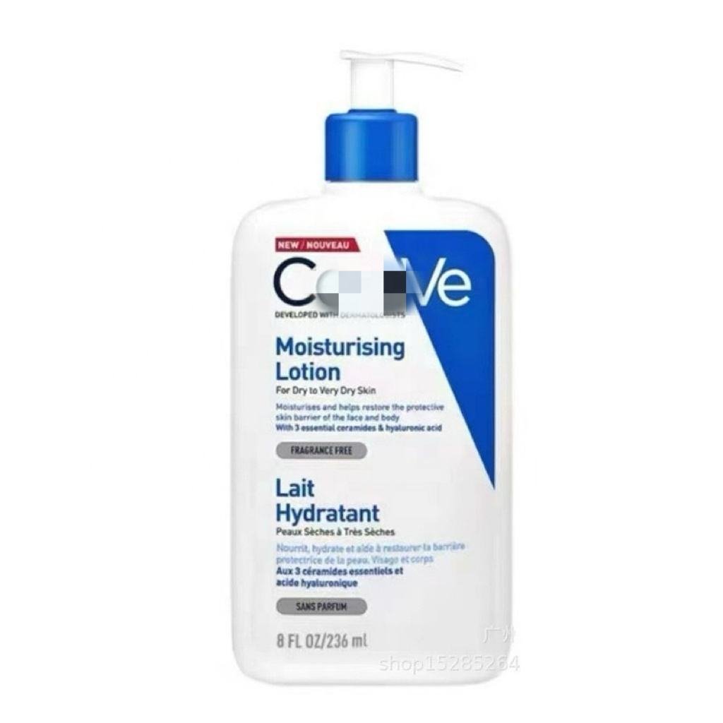 Cerav Moisturizing Lotion for Dry Skin Body & Facial Moisturizer with Hyaluronic Acid and Ceramide Daily Body Cream Products