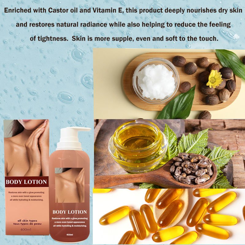 Whitening Body Lotion Set Customized Logo Organic Whitening Moisturizing Butter Cream Skin Care Brightening Body Lotion